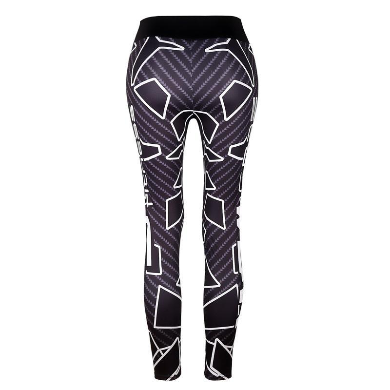 Rack It Up Stripe Print Workout Leggings