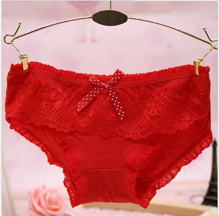 Girly Lace and Ruffles Bikini Panty