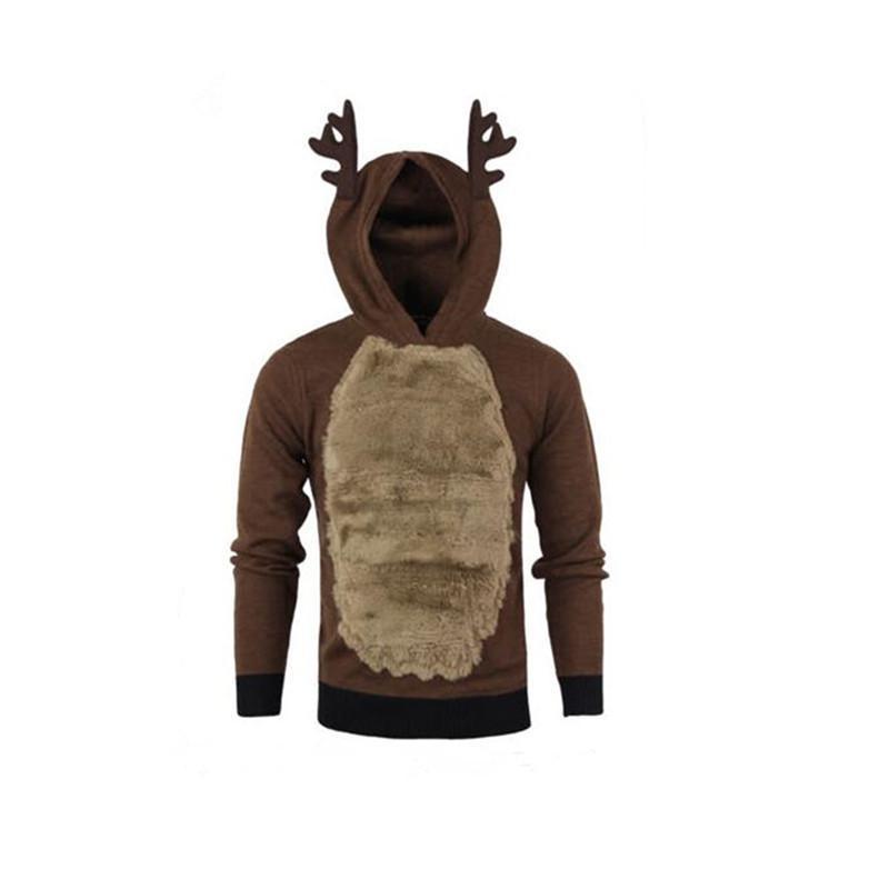 Sweater Antler Kostum Rusa Liburan