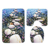 River Stone Nature geïnspireerde badmat set