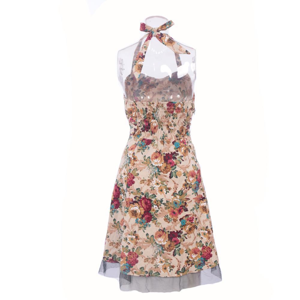 Ruffle Skirt Vintage Apron Dress