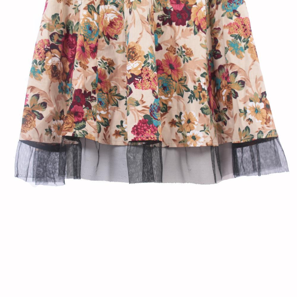 Ruffle Skirt Vintage Apron Dress