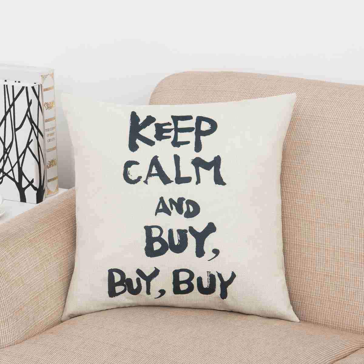 Say It All Scripted Pillow Covers-601-0052-S2-Theone Apparel