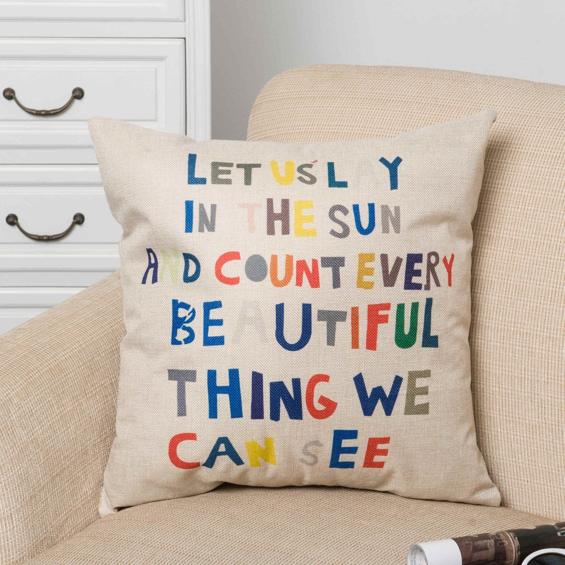 Say it With Words Pillow Covers