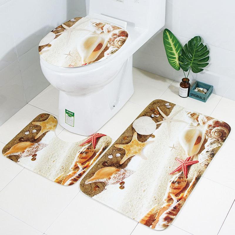 Nature Bathroom Rugセットのシーン