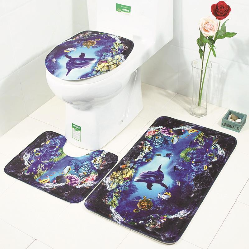 Nature Bathroom Rugセットのシーン