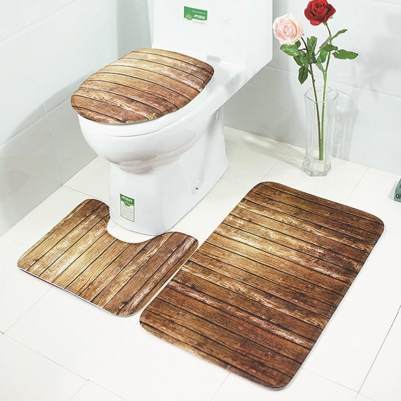 Nature Bathroom Rugセットのシーン