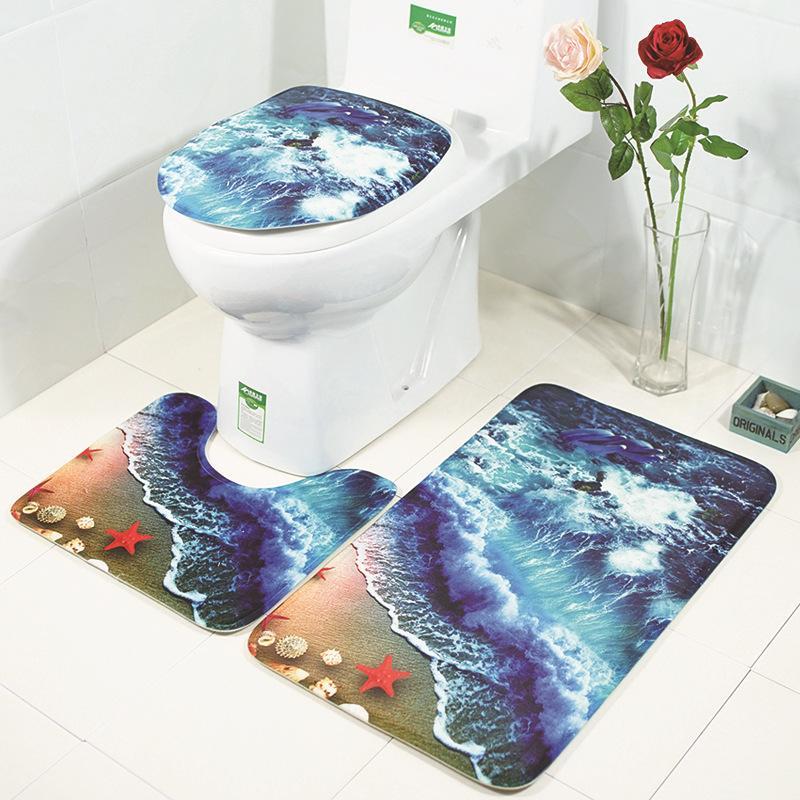 Scenes From Nature Bathroom Rug Set