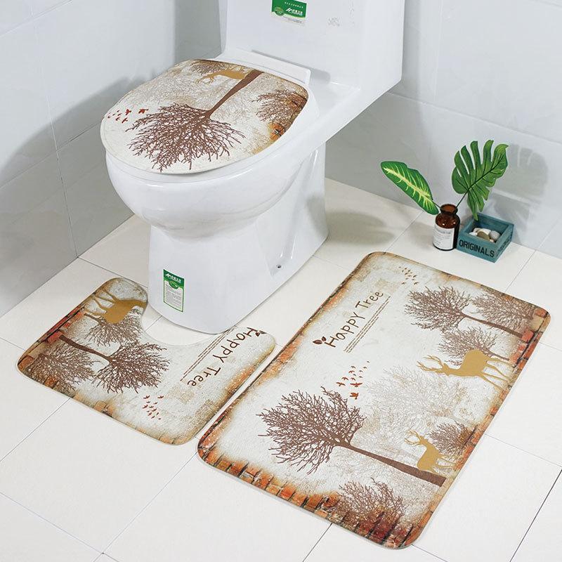 Scenes From Nature Bathroom Rug Set