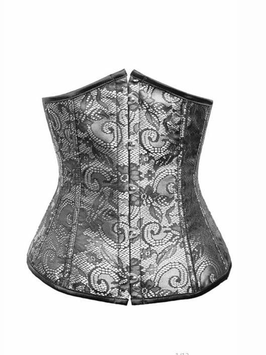 Lace Up Waist Cincher Corset