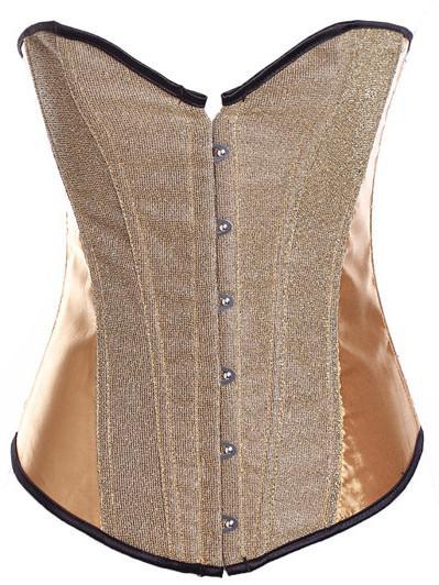 Corsetto sottobusto anteriore scintillante