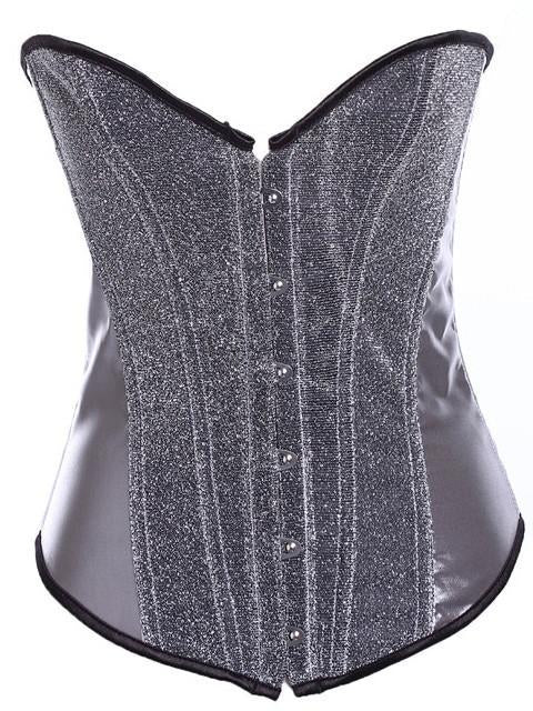 Corsetto sottobusto anteriore scintillante