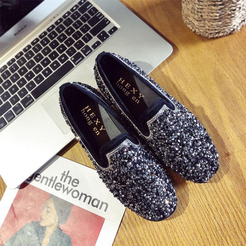 Sparkly Sequin Sensation Loafer Shoes