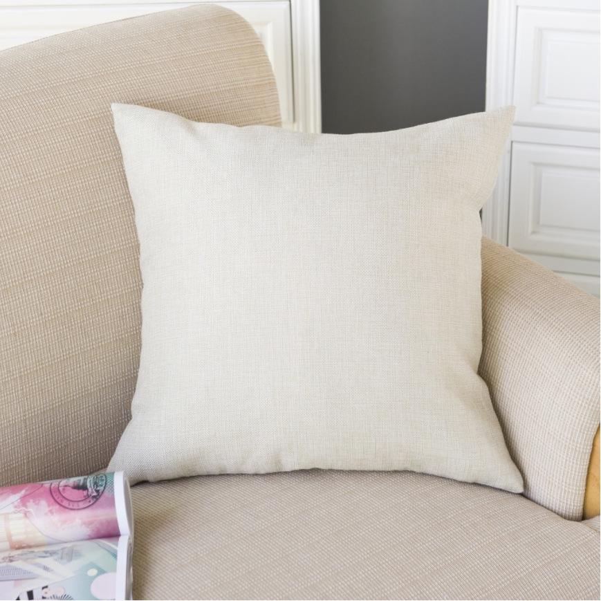 Square Solid Color Pillow Covers-Beige-Theone Apparel