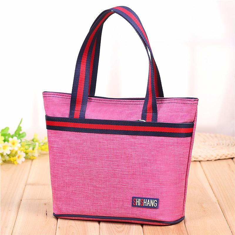 Strappy Shopper Tote Handbag