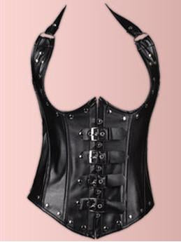 Studs & Buckles Sweetheart Halter Corset - Theone Apparel