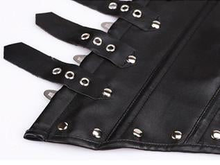 Studs & Buckles Sweetheart Halter Corset - Theone Apparel
