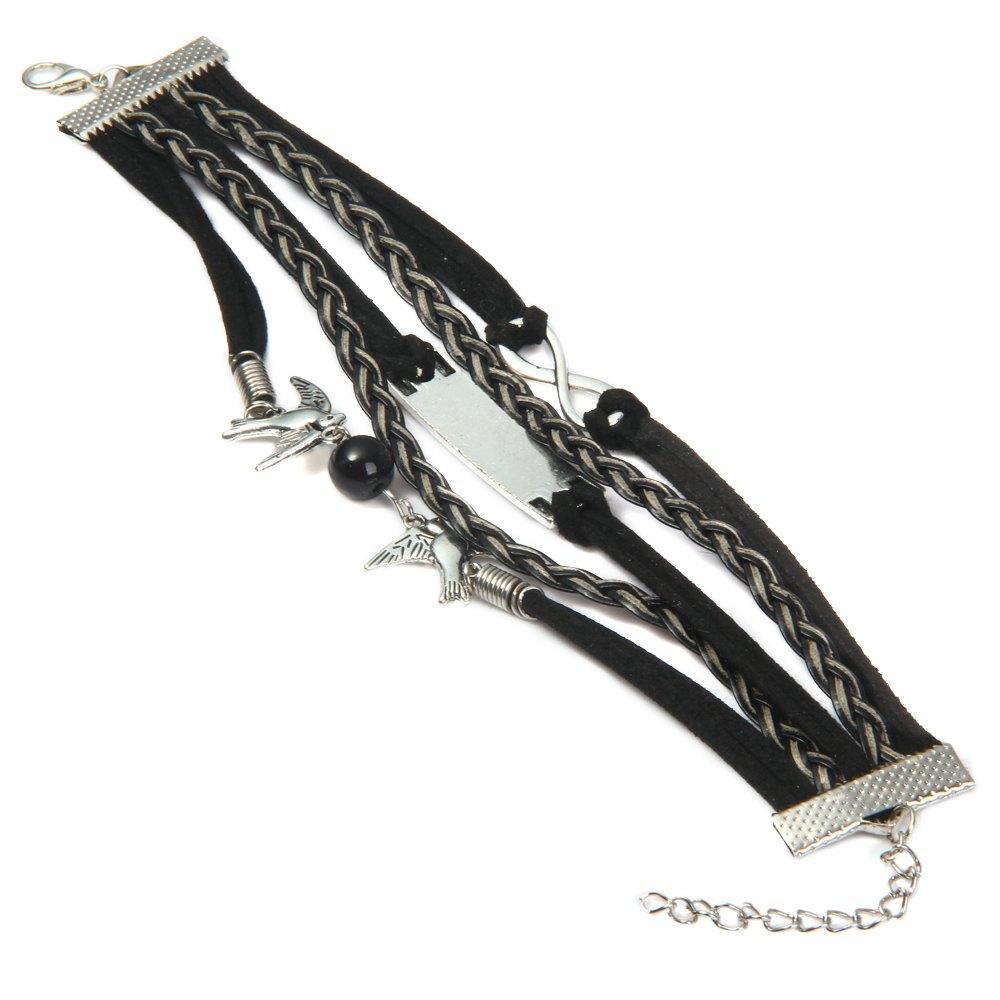 Swallow Letter Multi-Layered Friendship Bracelet