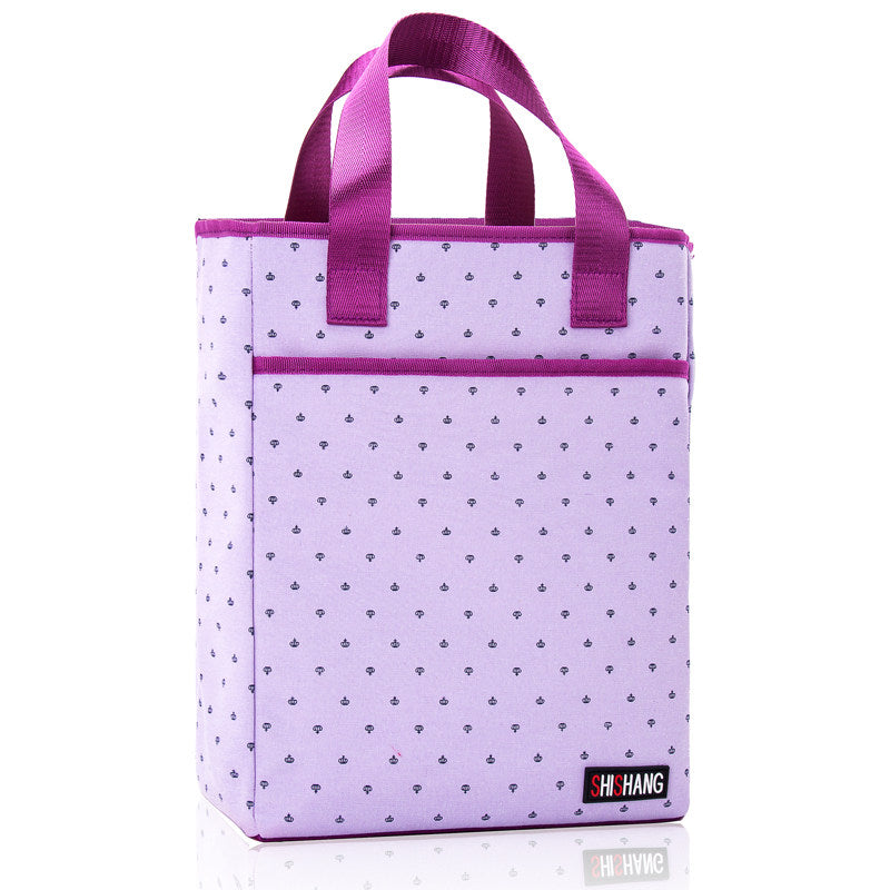 Stampato preppy tote borse extra alte