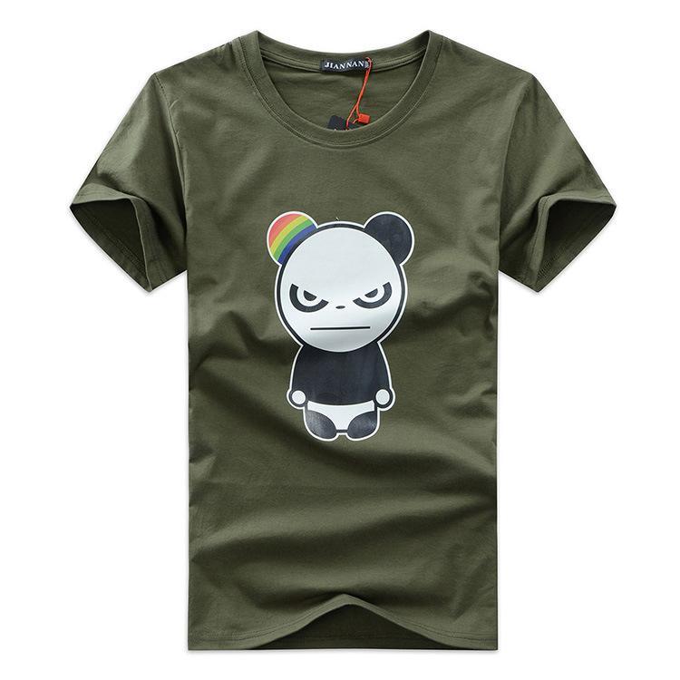 Ticked Off Rainbow Panda Shirt-Green-Theone Apparel