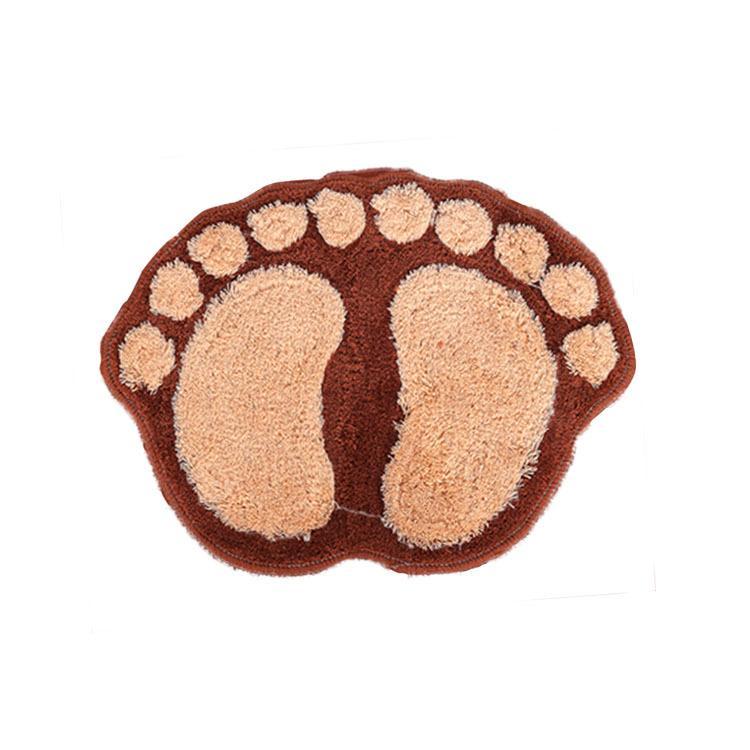 Tiny Feet Bath Rug For Kids-Coffee-Theone Apparel