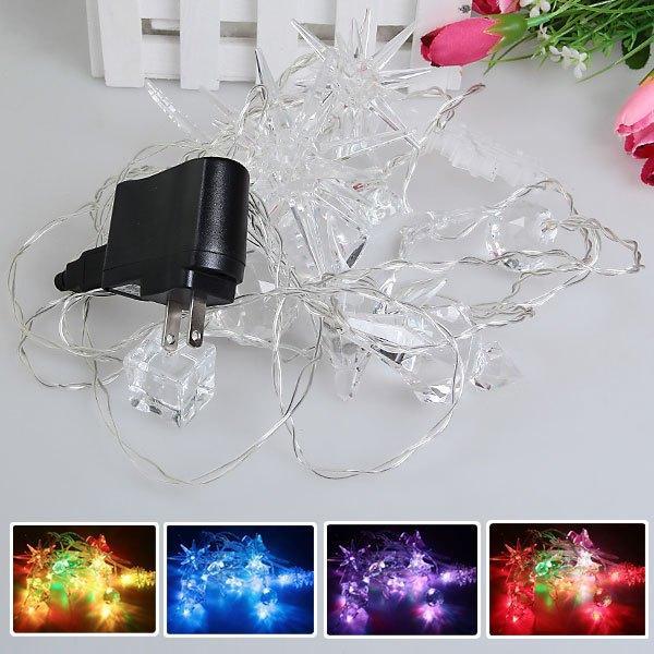 Decorazioni natalizie a LED USB trasparenti