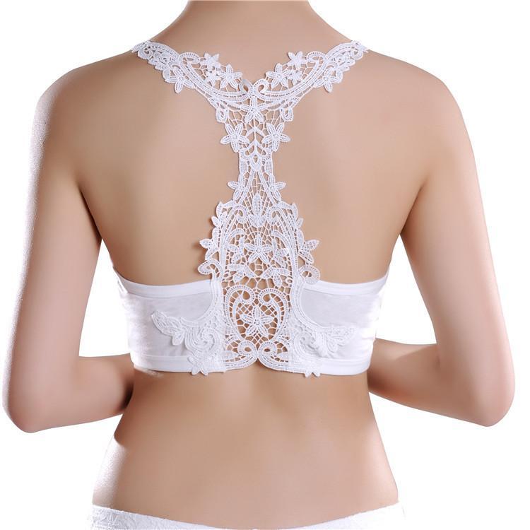 Bralette Racerback Lace Vintage