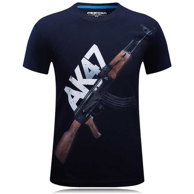 Automatic Rifle Design Gun Shirt - THEONE APPAREL