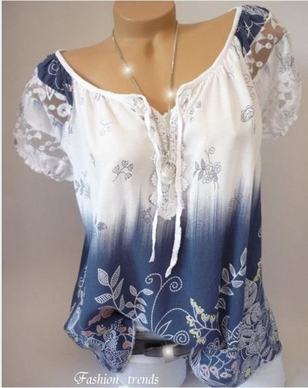 Bohemian Embroidery Casual Fit Top - THEONE APPAREL