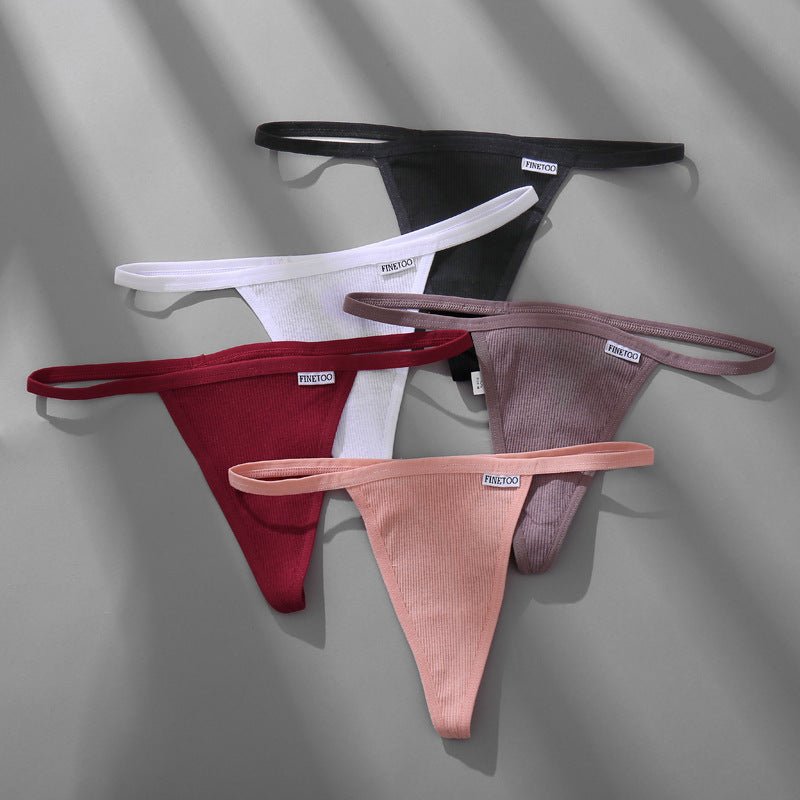 Breathable Thong Underwear with Elastic Waist - THEONE APPAREL